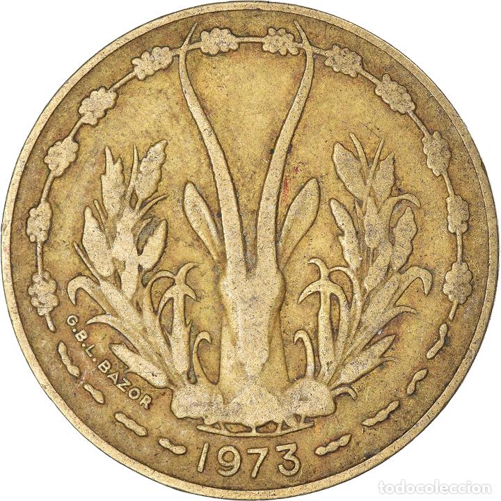 Monedas antiguas de &Aacute;frica: [#1059305] Moneda, Estados del &Aacute;frica Occidental, 10 Francs, 1973
