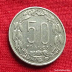 Monedas antiguas de África: CENTRAFRICAINE REPUBLIQUE CONGO CHADE GABON 50 FRANCOS 1961. Lote 348308918