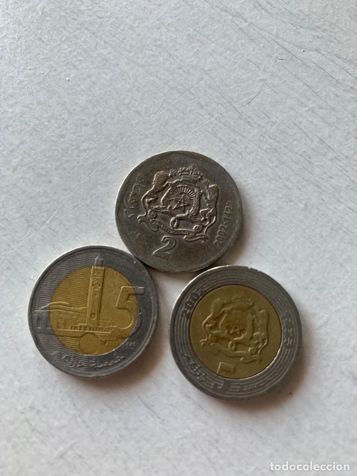 Monedas antiguas de &Aacute;frica: Lote monedas Marruecos Dirham - Foto 1