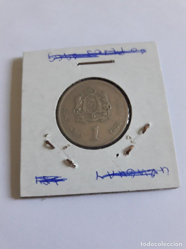 Monedas antiguas de &Aacute;frica: MARRUECOS 1 DIRHAM 2002 Y#117 - Foto 2