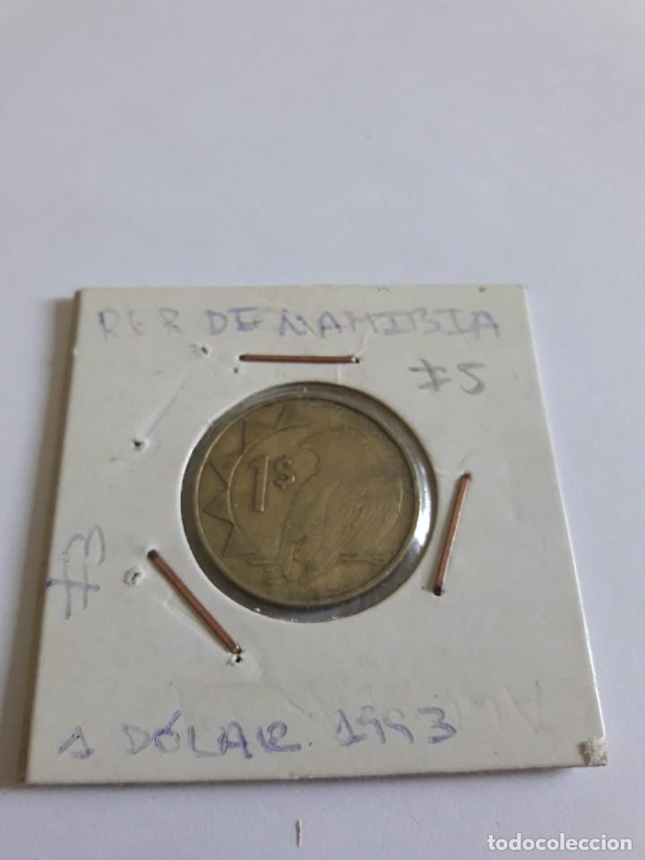 Monedas antiguas de &Aacute;frica: NAMIBIA 1 D&Oacute;LAR 1993 KM#5 - Foto 1