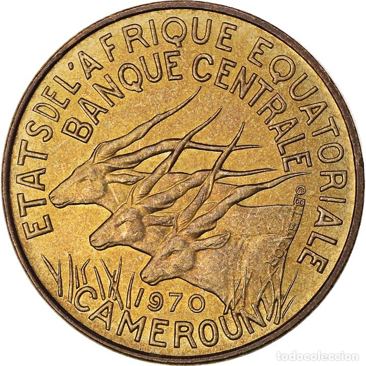 Moedas antigas de &Aacute;frica: [#1404626] Moneda, Estados del &Aacute;frica Occidental, 5 Francs, 1970