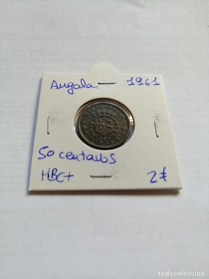 Monedas antiguas de &Aacute;frica: Angola 50 Centavos 1961 - Foto 1