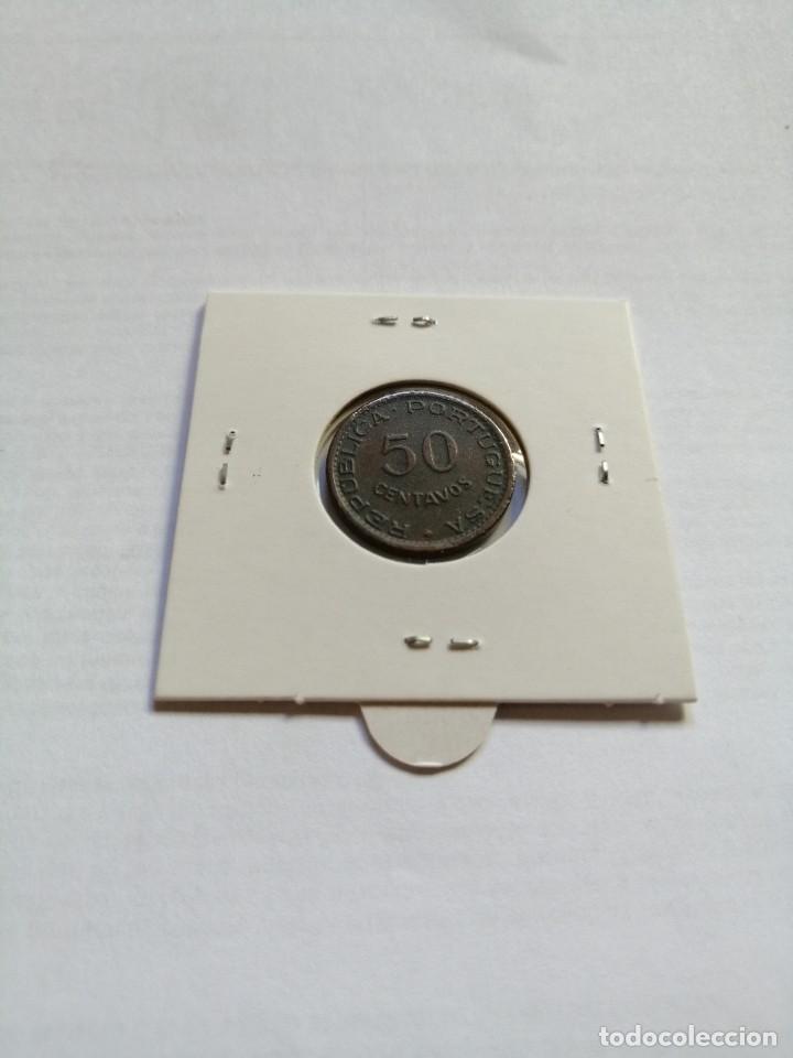 Monedas antiguas de &Aacute;frica: Angola 50 Centavos 1961 - Foto 2