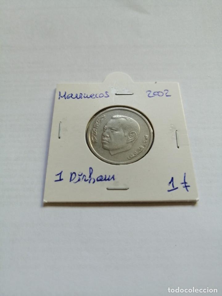 Monedas antiguas de &Aacute;frica: Marruecos 1 Dirham 2002 - Foto 1