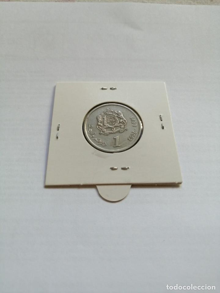 Monedas antiguas de &Aacute;frica: Marruecos 1 Dirham 2002 - Foto 2