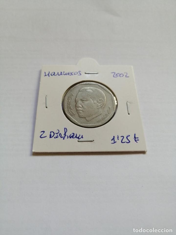 Monedas antiguas de &Aacute;frica: Marruecos 2 Dirham 2002 - Foto 1