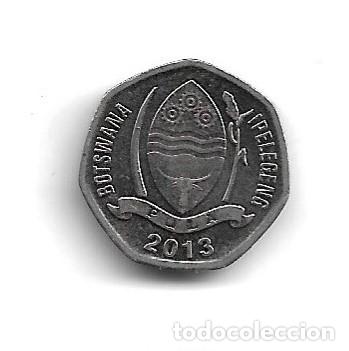 Monedas antiguas de &Aacute;frica: BOTSWANA,5 THEBE 2013. - Foto 2