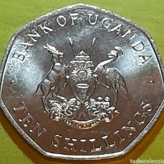 Monedas antiguas de África: UGANDA TEN SCHILLINGS 1987. Lote 359453930