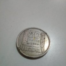 Monedas antiguas de África: 20 FRANCS ALGERIE 1956