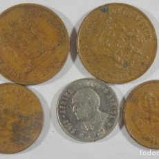Monedas antiguas de África: LOTE DE 5 MONEDAS SUDÁFRICA, VARIADAS, VER FOTOS. Lote 363915196