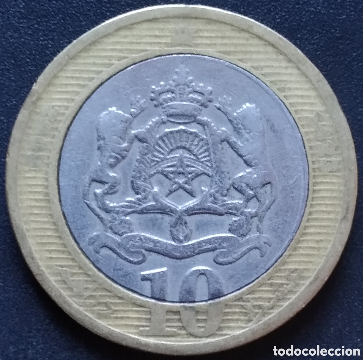 Monedas antiguas de &Aacute;frica: MONEDA - MARRUECOS 10 DIRHAMS 2002 - Foto 1