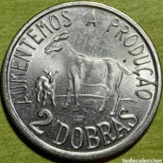 Monedas antiguas de África: SANTO TOMÁS Y PRÍNCIPE 2 DOBRAS 1977. Lote 364471391