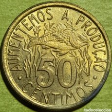 Monedas antiguas de África: SANTO TOMÁS Y PRÍNCIPE 50 CENTIMOS 1977. Lote 364472376