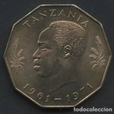 Monedas antiguas de África: TANZANIA, MONEDA CUPRONÍQUEL, ANNIVERSARY OF INDEPENDENCE, VALOR: 5 SHILINGI, 1971. Lote 365391096