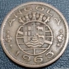 Monedas antiguas de África: ANGOLA 1 ESCUDO 1963/ COLONIA PORTUGUESA. Lote 365919686