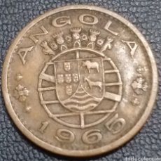 Monedas antiguas de África: ANGOLA 1 ESCUDO 1965/ COLONIA PORTUGUESA. Lote 365920641