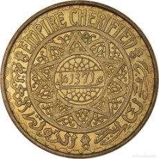 Monedas antiguas de África: [#1042427] MONEDA, MARRUECOS, MOHAMMED V, 50 FRANCS, AH 1371/1952, PARIS, EBC, ALUMINIO -. Lote 366096526