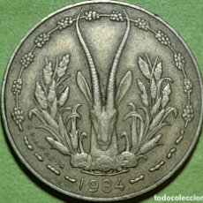 Monedas antiguas de África: ESTADOS AFRICANOS OCCIDENTALES 5 FRANCS 1984. Lote 366664031