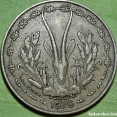 Monedas antiguas de África: ESTADOS AFRICANOS OCCIDENTALES 10 FRANCS 1970. Lote 366664091
