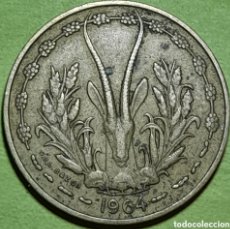 Monedas antiguas de África: ESTADOS AFRICANOS OCCIDENTALES 10 FRANCS 1964. Lote 366664151