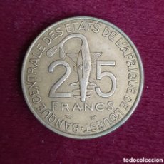 Monete antiche di Africa: MONEDA 25 FRANCOS AFRIQUE DE LOUEST 1997. Lote 367916196