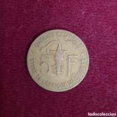 Monete antiche di Africa: MONEDA 5 FRANCOS AFRIQUE DE LOUEST 1991. Lote 368104641