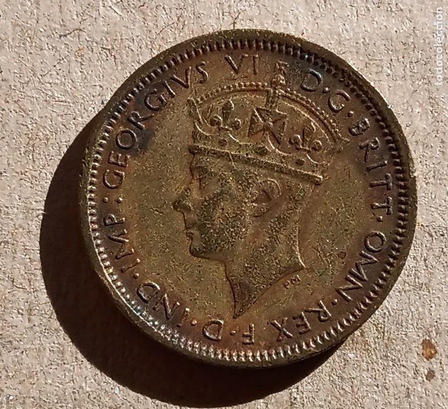 Monedas antiguas de &Aacute;frica: Africa Occidental Brit&aacute;nica 6 pence 1942 - British West Africa oeste BC