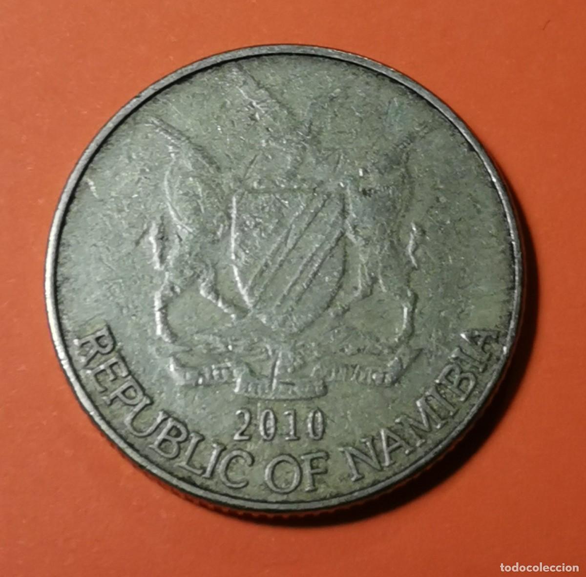 Monedas antiguas de &Aacute;frica: KM#4 - NAMIBIA &ndash; 1 DOLAR - 2010 - Foto 1