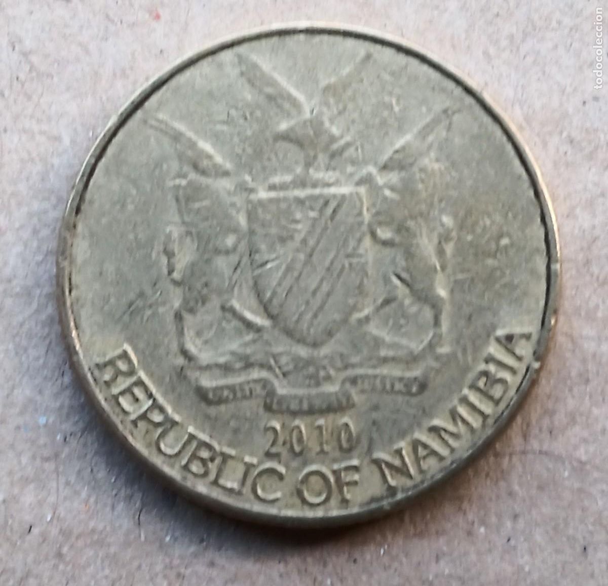 Monedas antiguas de &Aacute;frica: NAMIBIA - 1 DOLAR 2010 MBC- - Foto 1