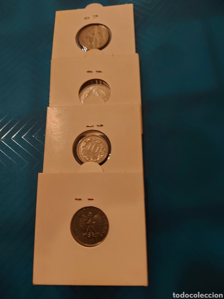 Monedas antiguas de &Aacute;frica: 4 monedas de Polonia - Foto 2