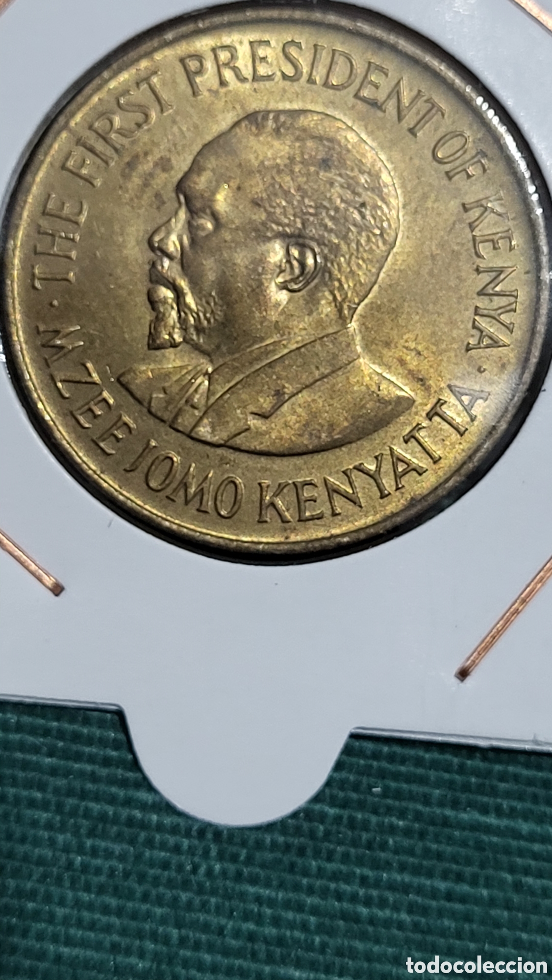 Monedas antiguas de &Aacute;frica: Moneda 10 centimos 1978 Kenya - Foto 1