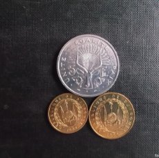 Monedas antiguas de África: CONJUNTO DE 3 MONEDAS DE DJIBOUTI MUY DIFICILES S/C. Lote 384702194