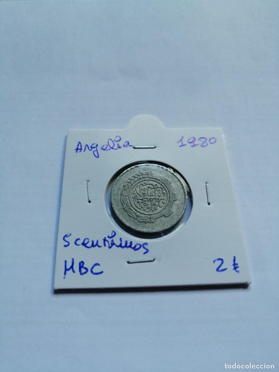 Monedas antiguas de &Aacute;frica: Argelia 5 Centimos 1980 - Foto 1