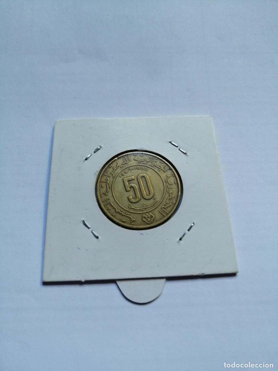 Monedas antiguas de &Aacute;frica: Argelia 50 Centimos 1980 - Foto 2