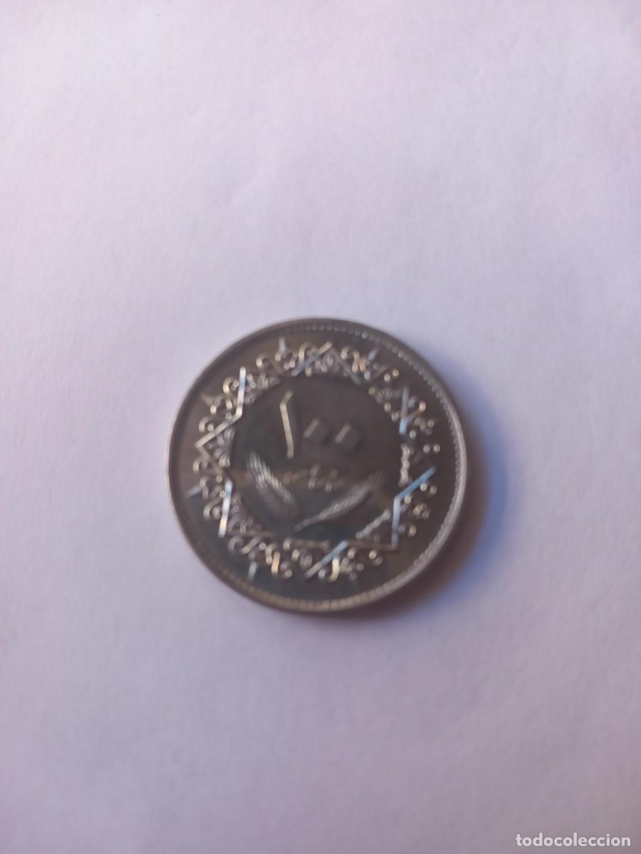 Monedas antiguas de &Aacute;frica: LIBIA 100 DIRHAMS 1979 KM#23 S/C UNC - Foto 2