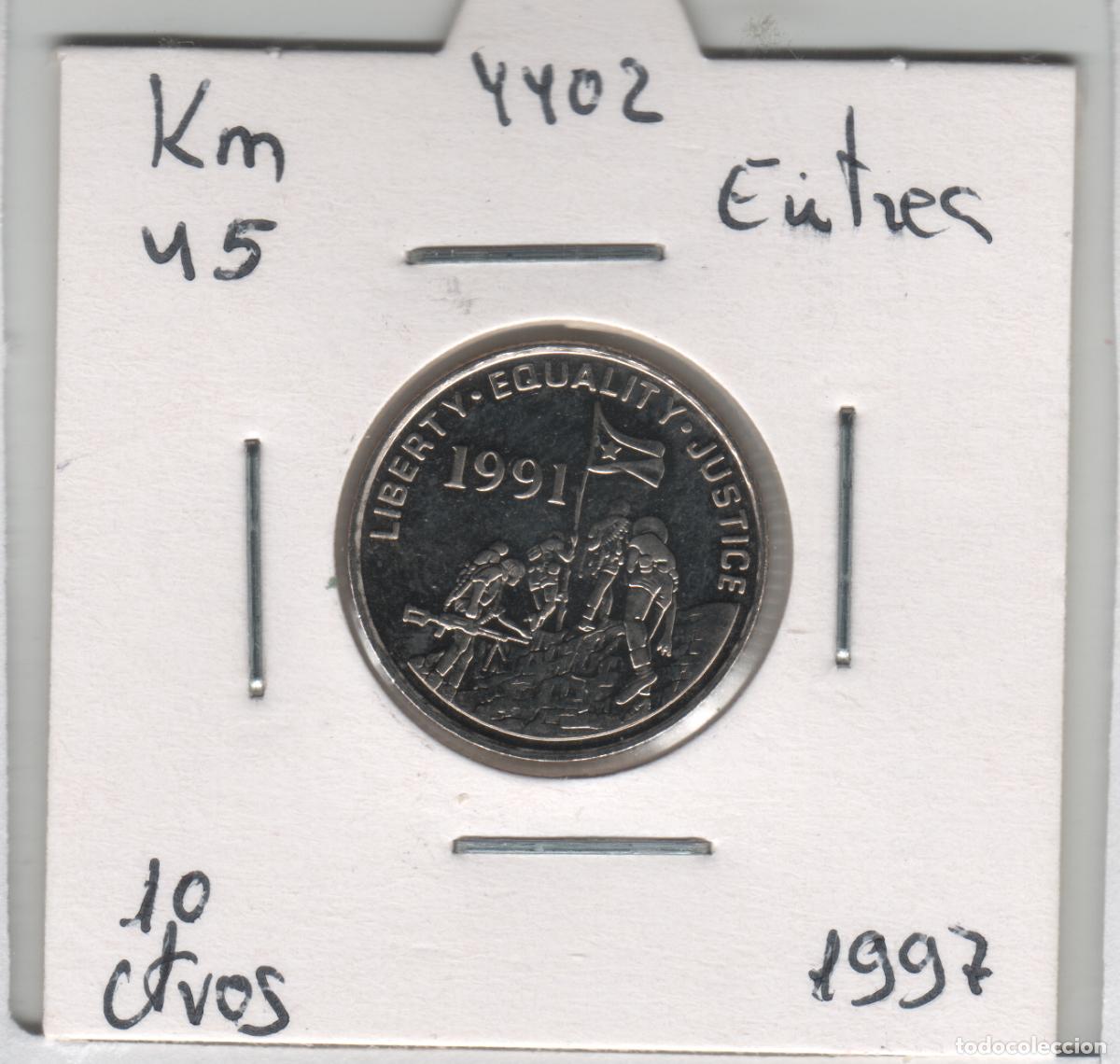 Monedas antiguas de &Aacute;frica: MONEDA ERITREA 10 CENTAVOS 1997 - Foto 1