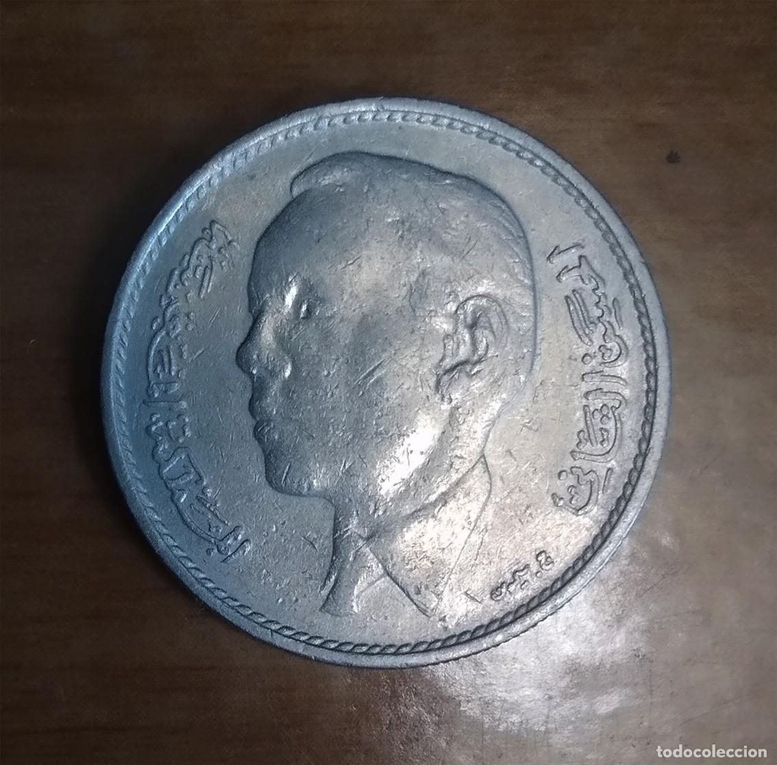 Monedas antiguas de &Aacute;frica: UN DIRHAM MARROQUI DE 1968 - Foto 1