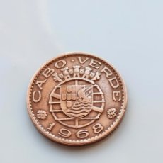 Monedas antiguas de África: 1 ESCUDO CABO VERDE AÑO 1968, BRONCE. Lote 392005669