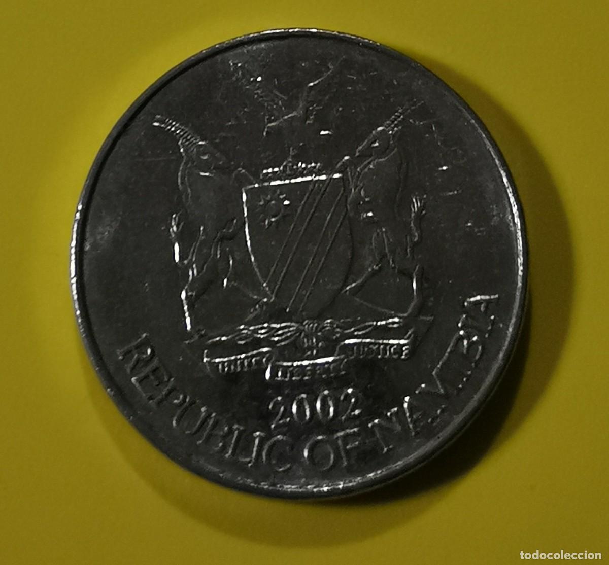 Monedas antiguas de &Aacute;frica: NAMIBIA - 5 CENTAVOS 2002 - Foto 2