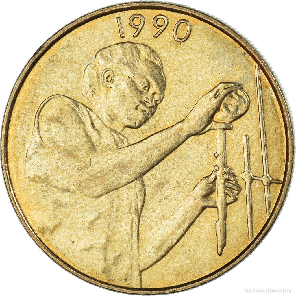 Old Coins of Africa: [#1492226] Moneda, Estados del &Aacute;frica central, 25 Francs, 1990