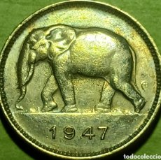 Monedas antiguas de África: CONGO BELGA 2 FRANCOS 1947. Lote 399680099