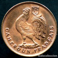 Monedas antiguas de África: CAMERUN - 1 FRANCO - 1943 - BRONCE - NO CIRCULADA. Lote 399918674