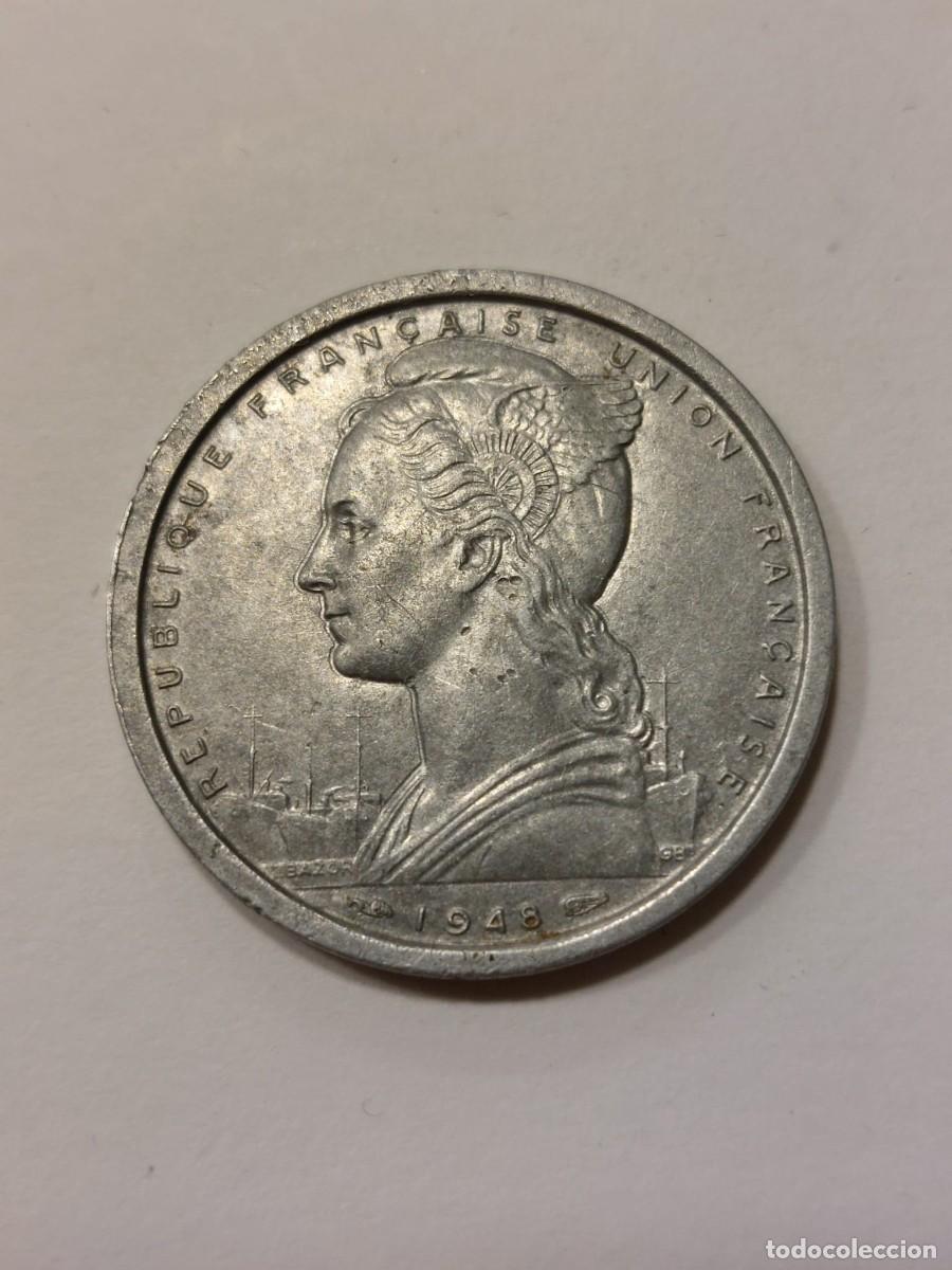 Monedas antiguas de &Aacute;frica: Camerun. 2 francos - 1948 - Foto 1