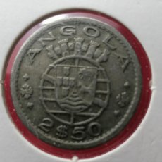 Monedas antiguas de África: 2,50 ESCUDOS ANGOLA - 1953. Lote 402084439