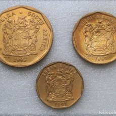 Monedas antiguas de África: SOUTH AFRICA 20 CENTS 1993, 10 CENTS, 5 CENTS 1997. AUNCIRCULATED. SUDAFRICA. AFRICA DEL SUR.. Lote 402998844