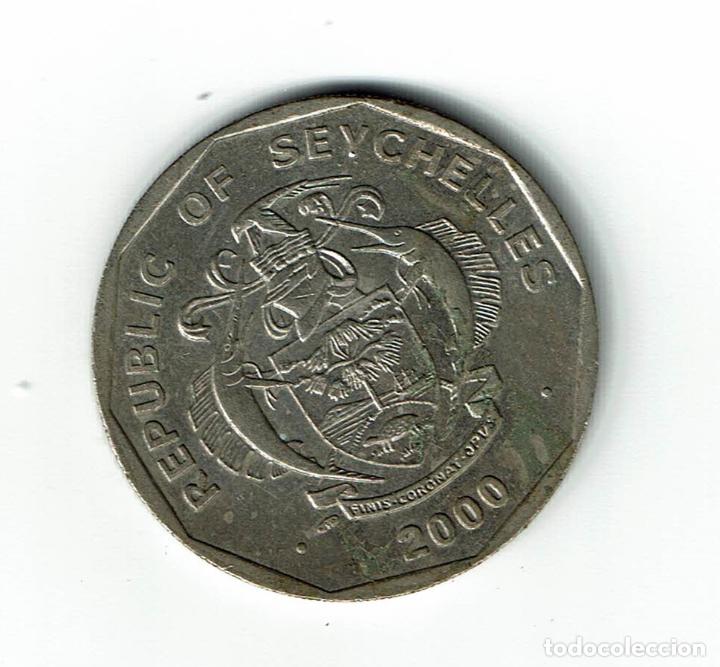 Monedas antiguas de &Aacute;frica: SEYCHELLES 5 RUPIAS 2000 - Foto 2