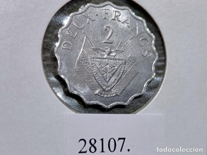 Monedas antiguas de &Aacute;frica: Rwanda 2 francos 1970 - Foto 2