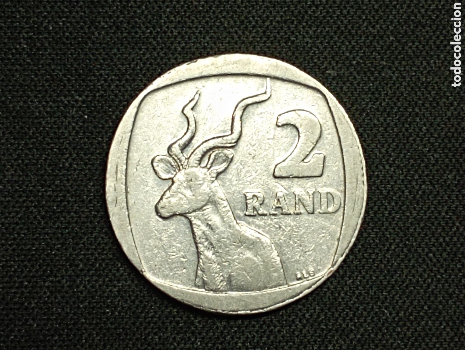 Monedas antiguas de &Aacute;frica: Monedas 1 y 2 Rand de 2004 - Foto 3
