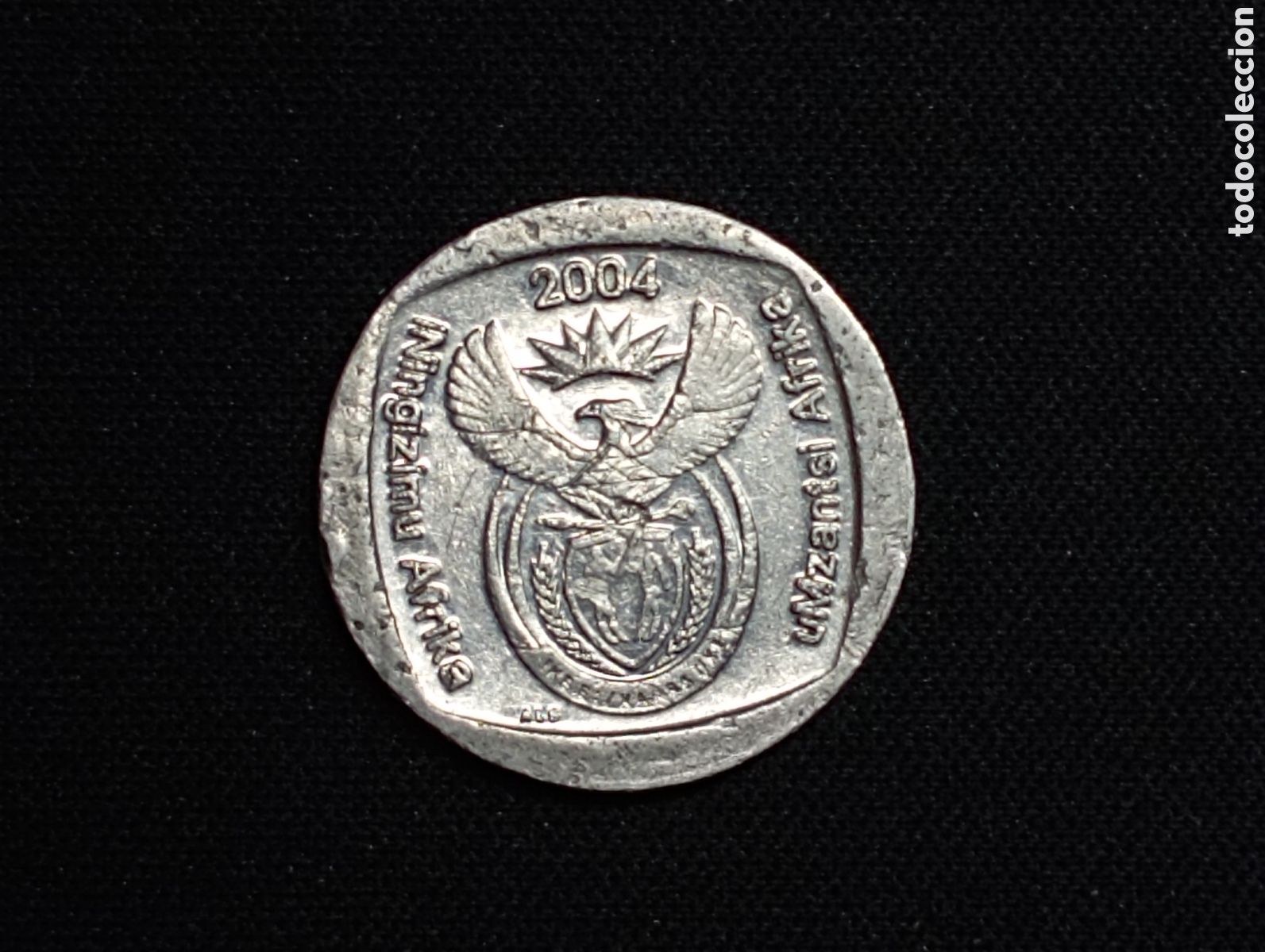 Monedas antiguas de &Aacute;frica: Monedas 1 y 2 Rand de 2004 - Foto 4